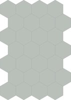 Bisazza cementtegel Hexagon Nebbia E 200 x 230