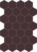Bisazza cementtegel Hexagon Porfido E 200 x 230