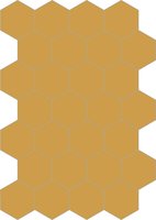 Bisazza cementtegel Hexagon Zafferano E 200 x 230