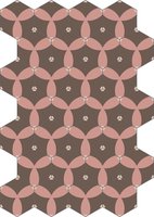Bisazza cementtegel Hexagon Astral Bakery 200 x 230