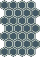 Bisazza cementtegel Hexagon Honey Avio 200 x 230
