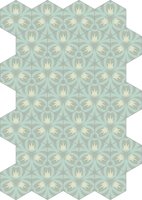 Bisazza cementtegel Hexagon Oak Iceberg 200 x 230