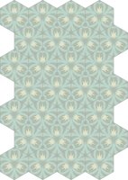 Bisazza cementtegel Hexagon Oak Iceberg 200 x 230