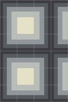 Bisazza cementtegel Square Maze Charcoal 200 x 200