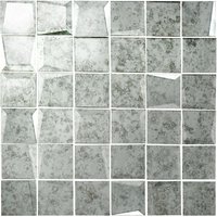 White 50mm Facet Mosaic , 310 x 310 x 5