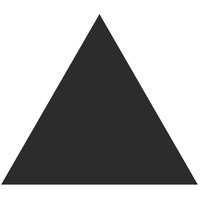Equilateral Triangle 104 x 104 x 104 (Black)