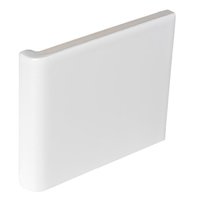 Brilliant White Wrapping Piece External Corner, 90 x 75