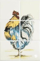 Dutch Chicken 6 Tile Panel , 127 x 127 x 10 per tile