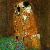 Gustav Klimt: The Kiss , 600 x 600 x 10
