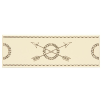 Fabergé Crossed Arrows, 152 x 50 x 7