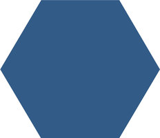 Winckelmans Hexagon Bleu Nuit, 150 x 150 x 9