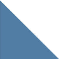 Winckelmans Triangle Bleu Fonce, 50 x 50 x 70 x 9