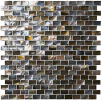 Gold Pearl Brickbond Mosaic, 318 x 310