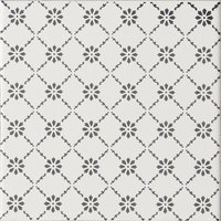 Floral Trellis Grey , 152x152x7