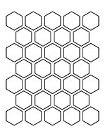 Winckelmans Hexagon Ivoire, 50 x 50 x 5 (op net)