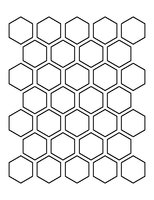 Winckelmans Hexagon Lin, 50 x 50 x 5 (op net)