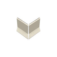 Opzetplint (PAR) buitenhoek - set Anthracite, 100 x 100