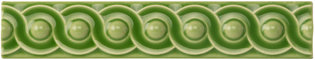 Pavillion Green Scroll, 152 x 29
