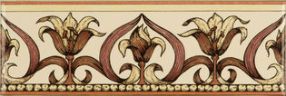 Art Nouveau Lily, Pink , 152 x 50 x 7