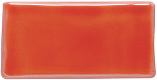 Vermillion Half Tile, 127 x 63 x 10