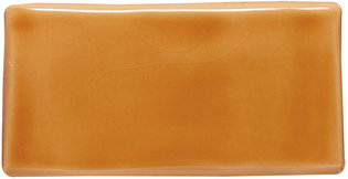 Amber Half Tile, 127 x 63 x 10