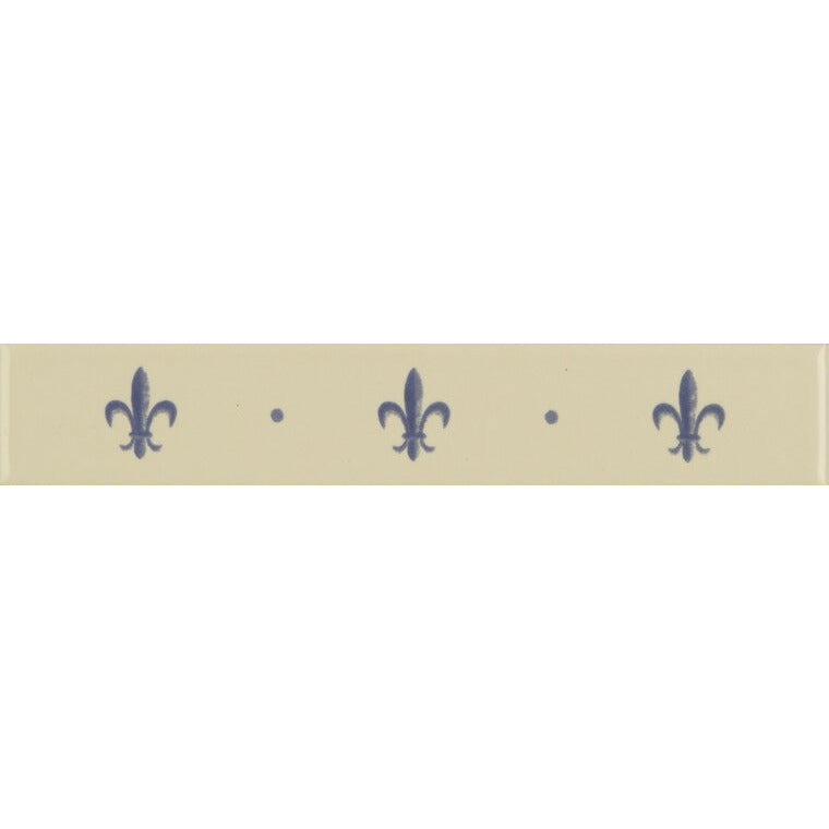 Fleur De Lis Royal Blue 152 x 25