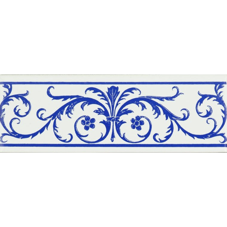 Royal Blue Acanthus, 152 x 50 x 7