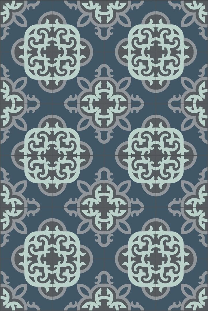 Bisazza cementtegel Square Clockwork Rain 200 x 200