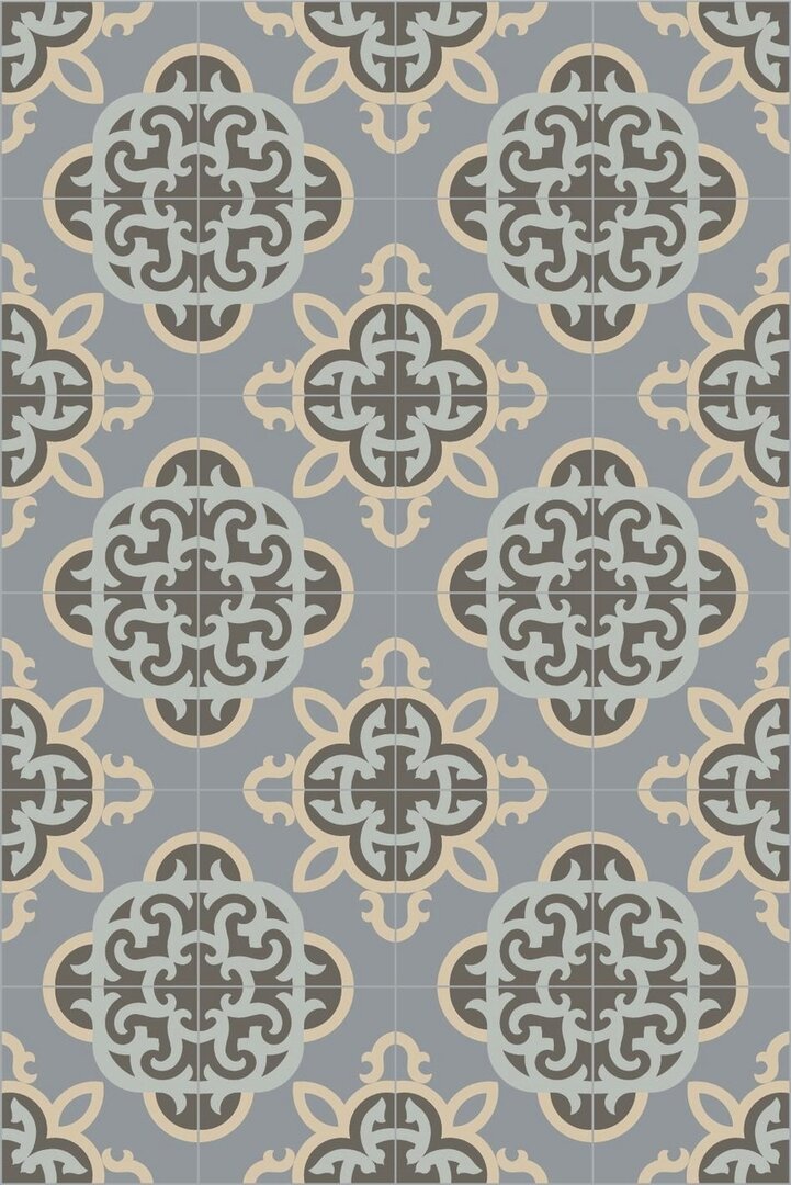 Bisazza cementtegel Square Clockwork Rhino 200 x 200