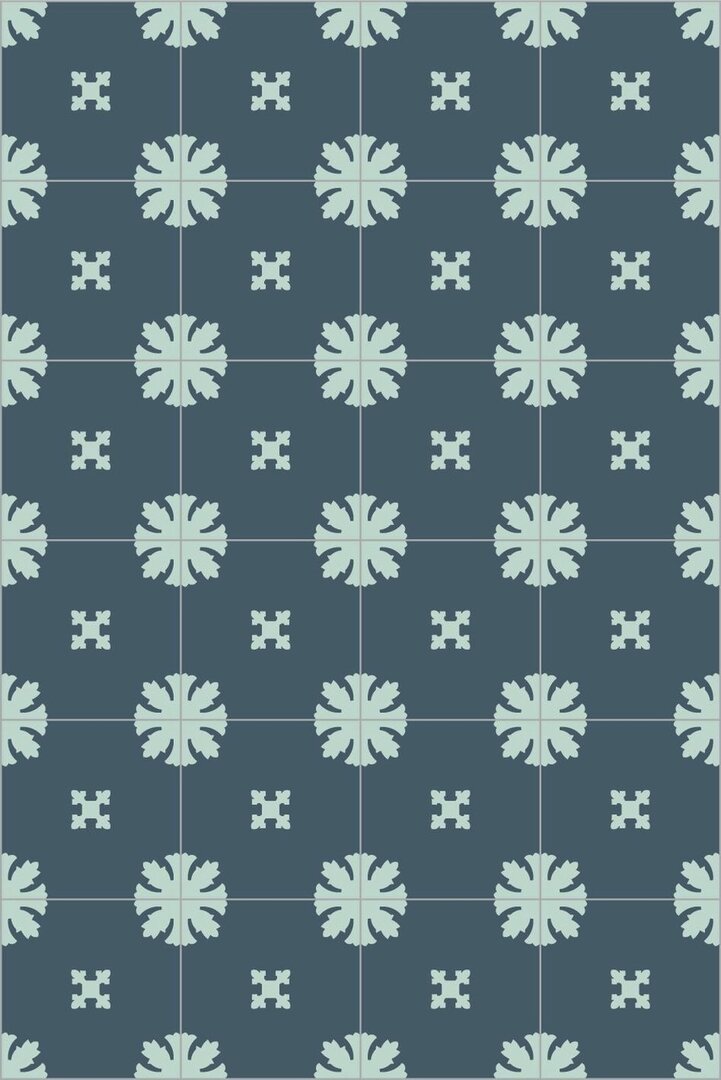 Bisazza cementtegel Square Paper Blu 200 x 200
