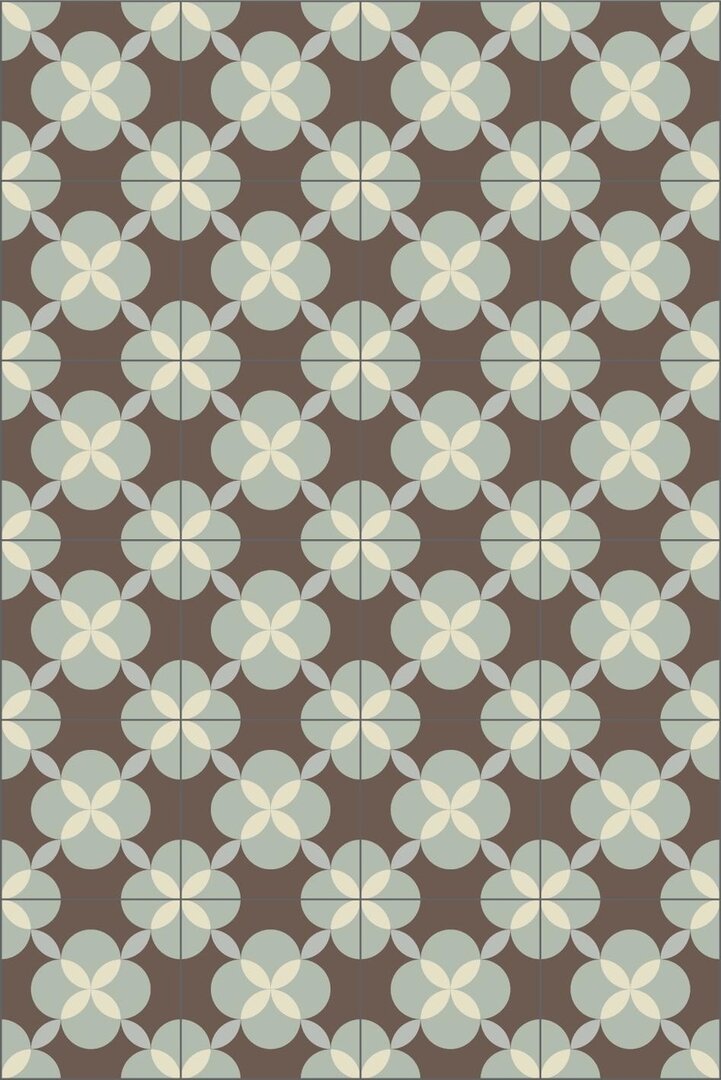 Bisazza cementtegel Square Eden Winter 200 x 200