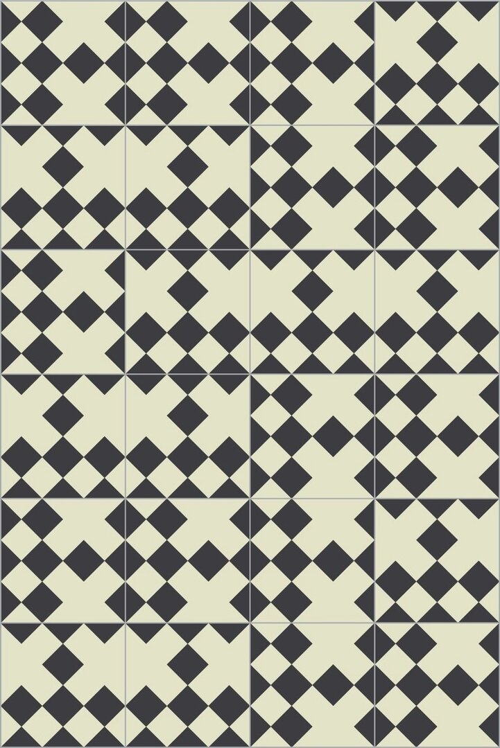 Bisazza cementtegel Square Domino 10 200 x 200