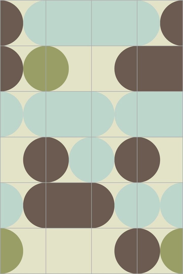 Bisazza cementtegel Square Pill Cocktail 21 200 x 200