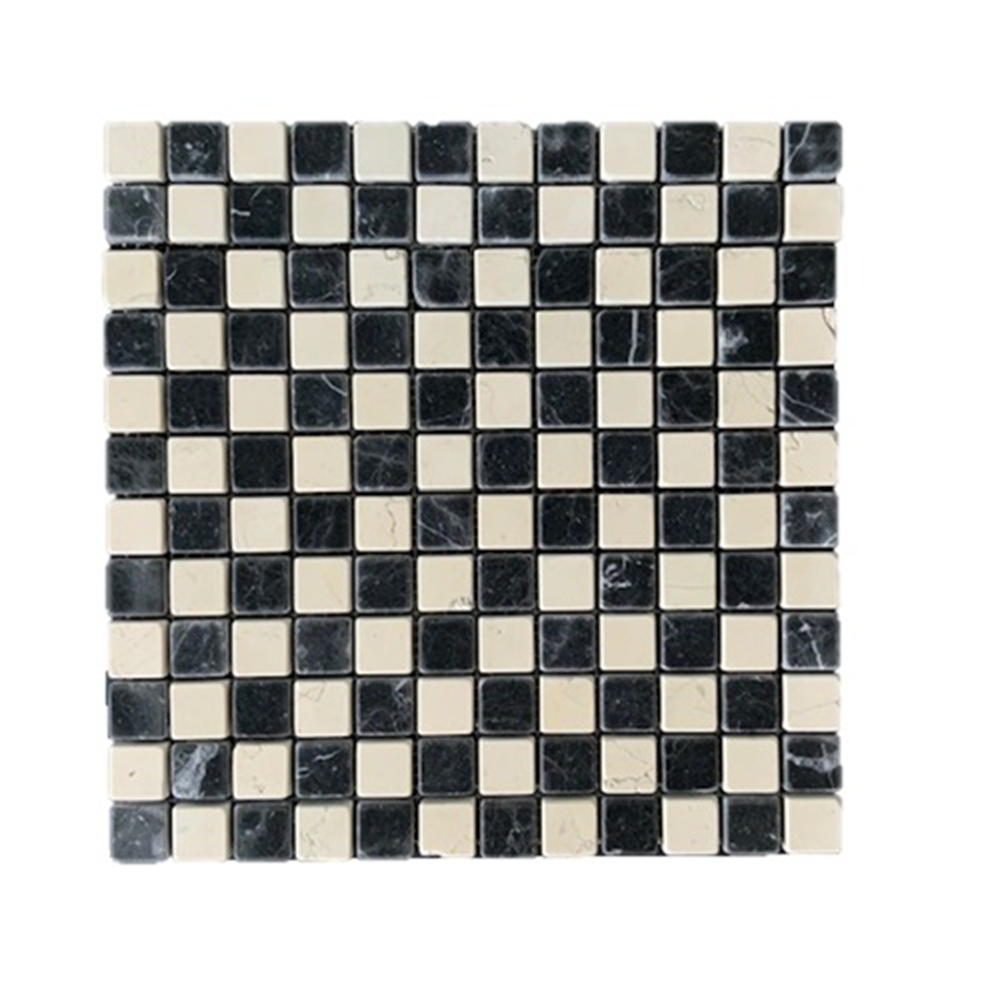 Mozaiek Biancone Nero gezoet 300 x 300 x 10