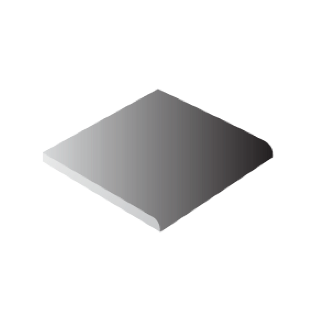 Accessoires #1 - With 1 Round Edge (Afdektegel) 100 x 100