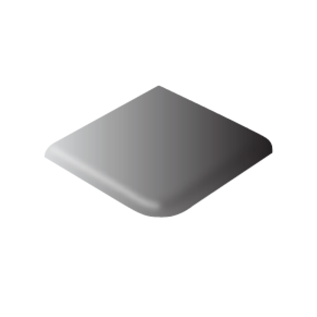 Accessoires #2 - With 2 Round Edges (Hoek Afdektegel) 100 x 100