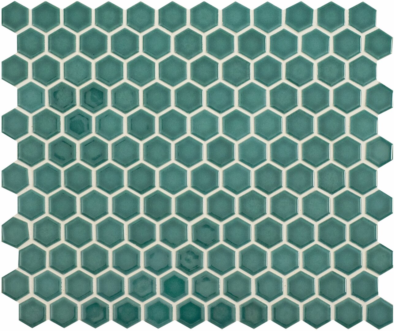 Mini Green Gloss Hexagon 304 x 260 x 5