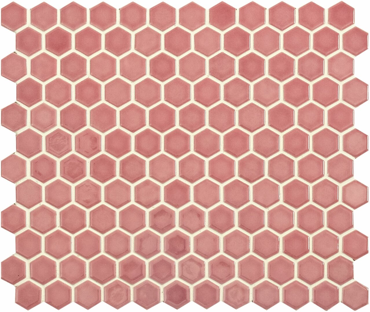 Mini Pink Gloss Hexagon 304 x 260 x 5