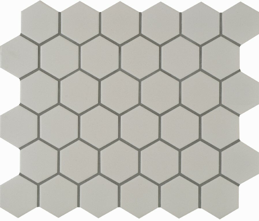 Porcelain White Hexagon 322 x 278 x 6