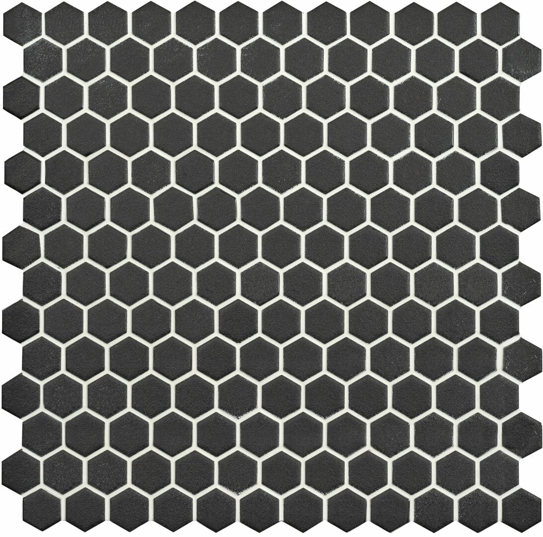 Slip Resistant Mini Black Hexagon 320 x 280 x 6