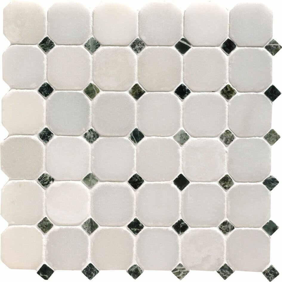 White Octagon 48 -  300 x 300 x 10