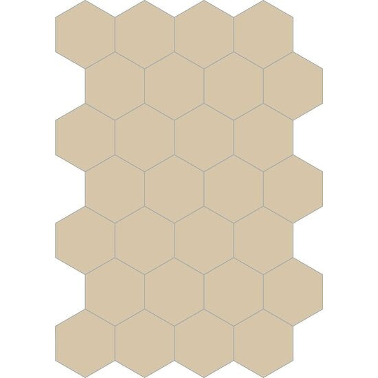 Bisazza cementtegel Hexagon 200 x 230