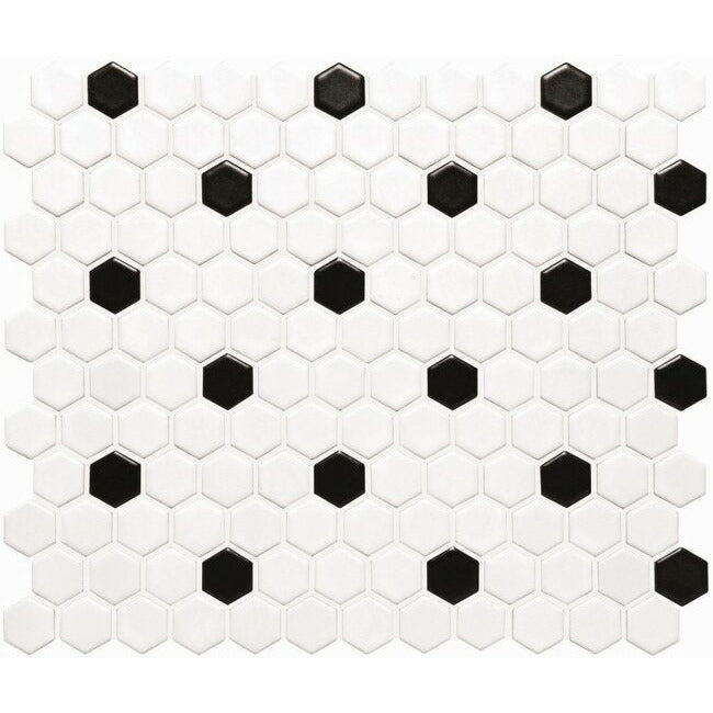 Black and White Honeycomb, 297 x 257 x 6