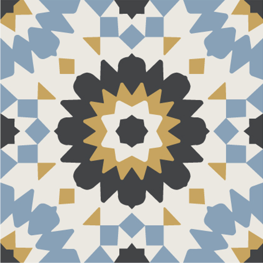 Winckelmans Amsterdam BAS-JAU-NOI-BEU 150 x 150 x 9