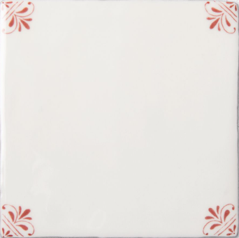 Country Delft Burgundy Beatrix 130 x 130 x 10