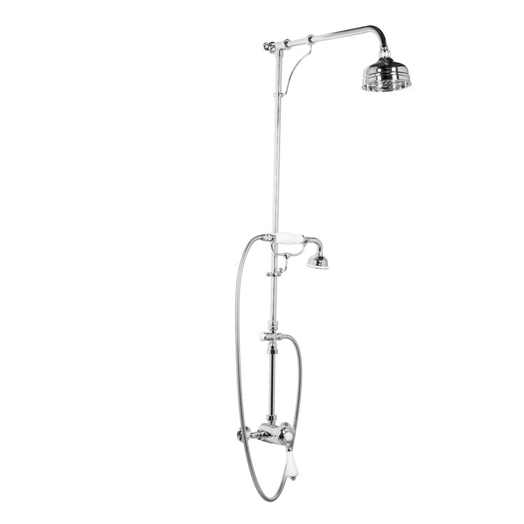 Traditional - Shower Valve With Handset - 130 mm Rose