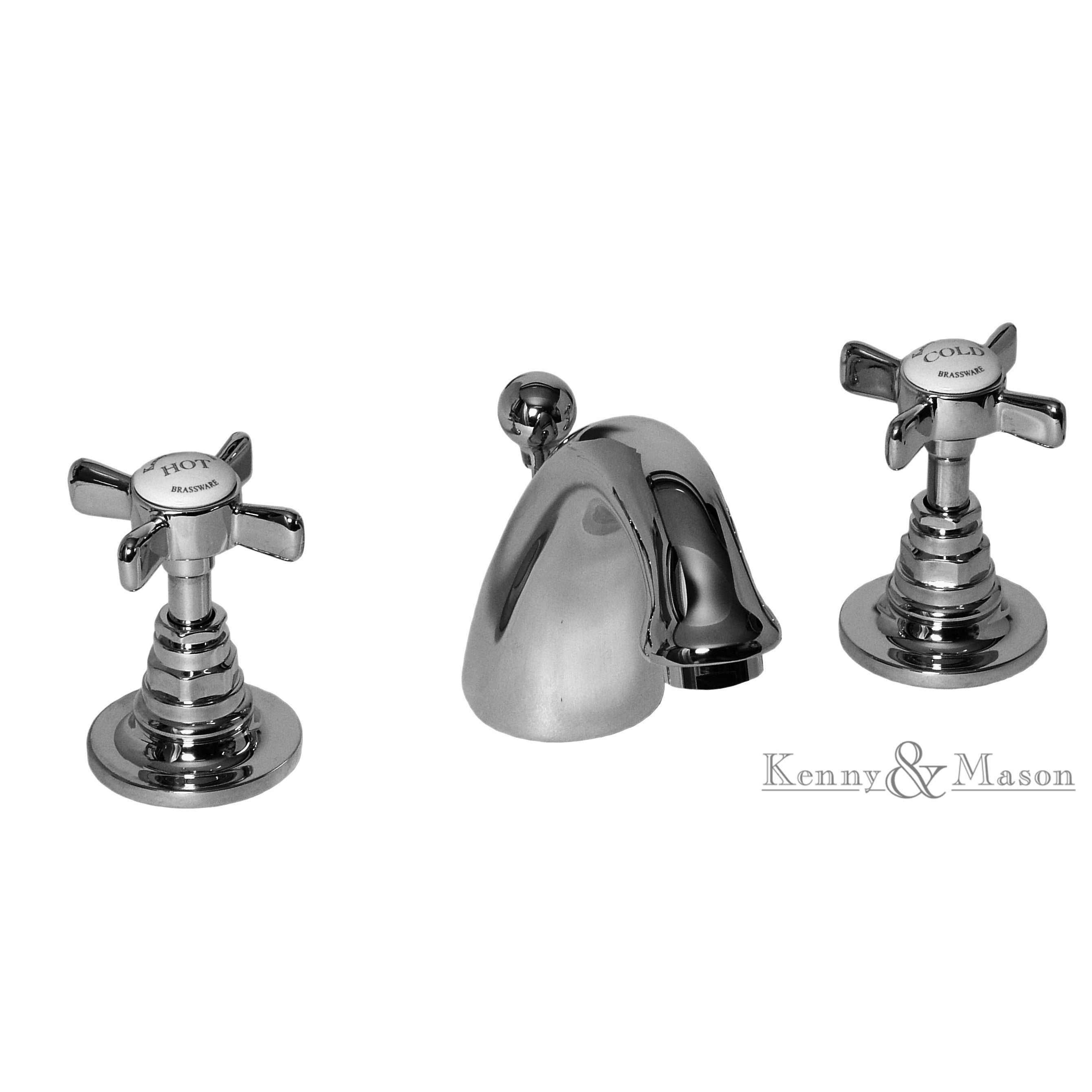 Traditional 3 - Hole Basin Mixer