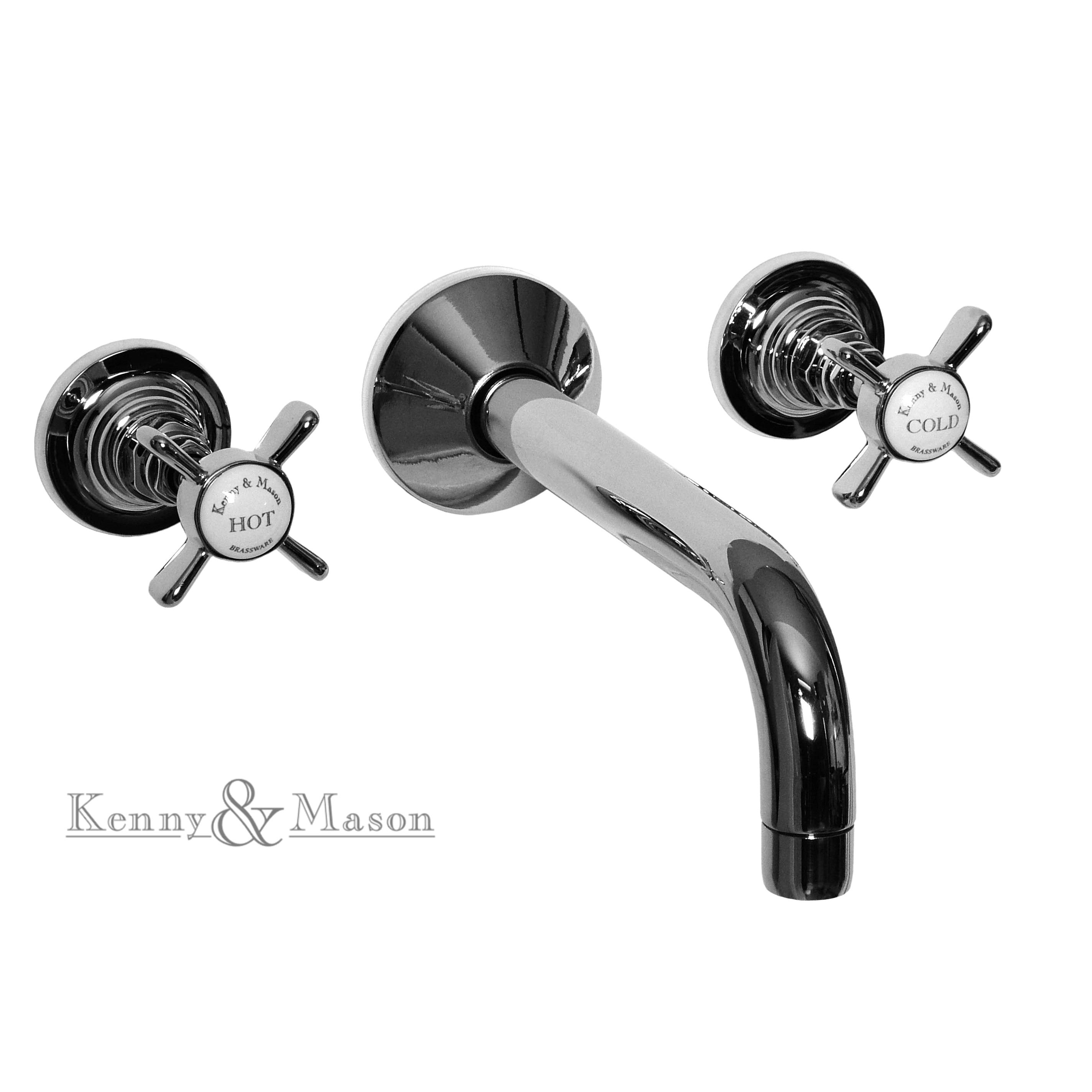 Traditional 3 - Hole Wall Mixer