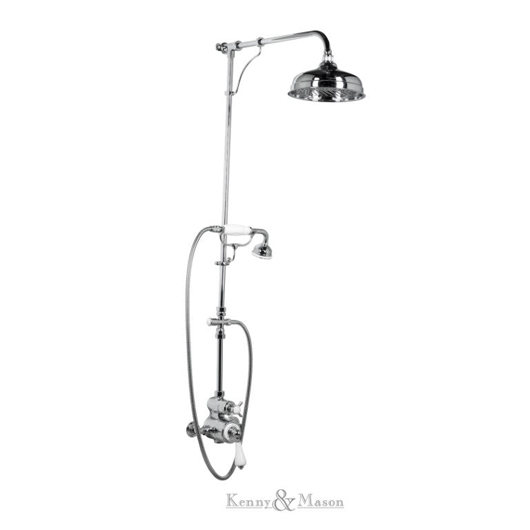 Traditional - Thermostatic Valve With Handset - 200 mm Rose