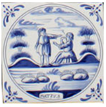 Bijbel tegel 8A - 130 x 130